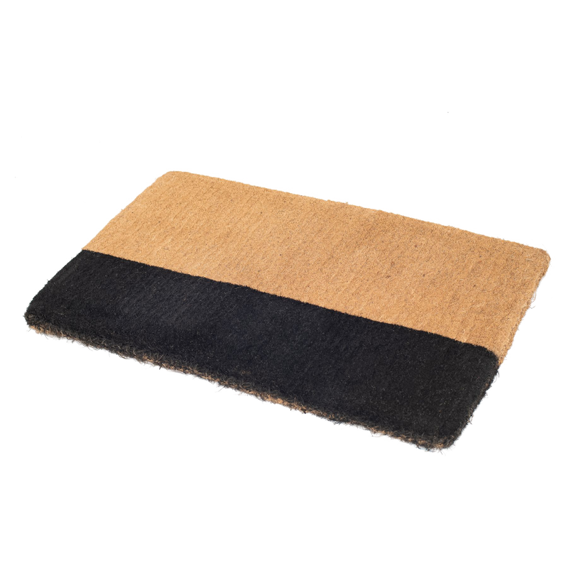 Black Belt Coir Doormat by Fab Habitat