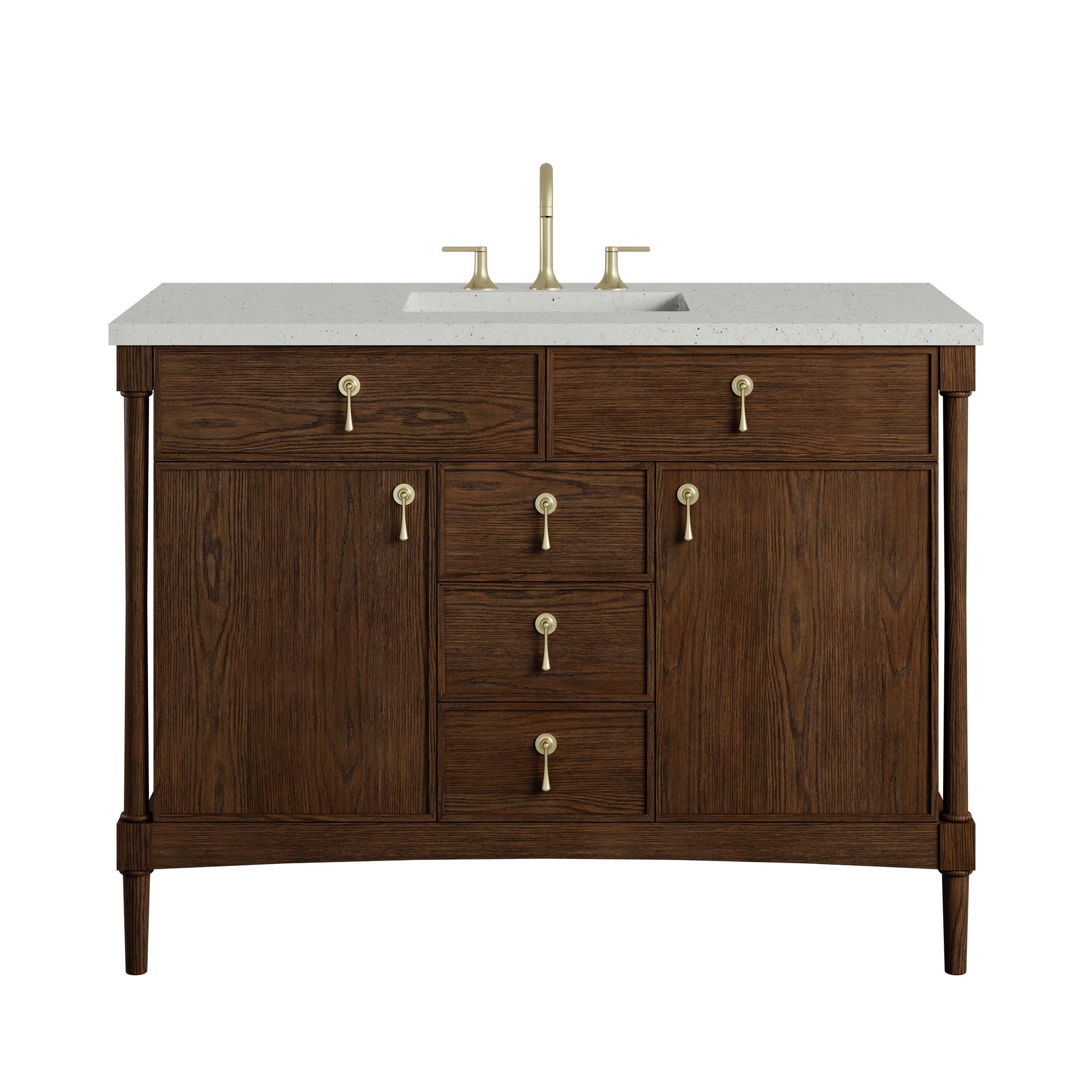 James Martin Kinnsden 48" Single Bathroom Vanity, Sable Oak, view 29