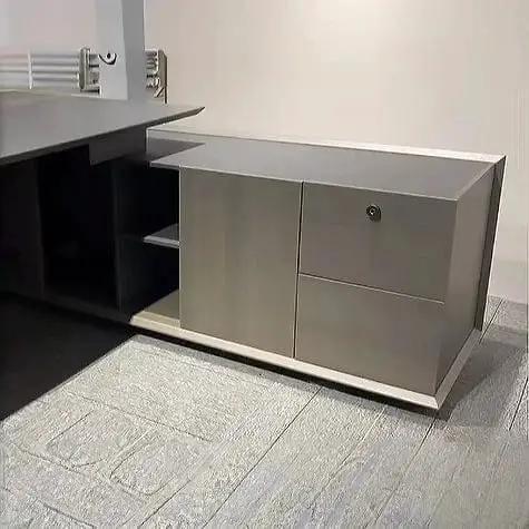 Hurst · Modern L-Shaped Executive Desk by Arc Grove