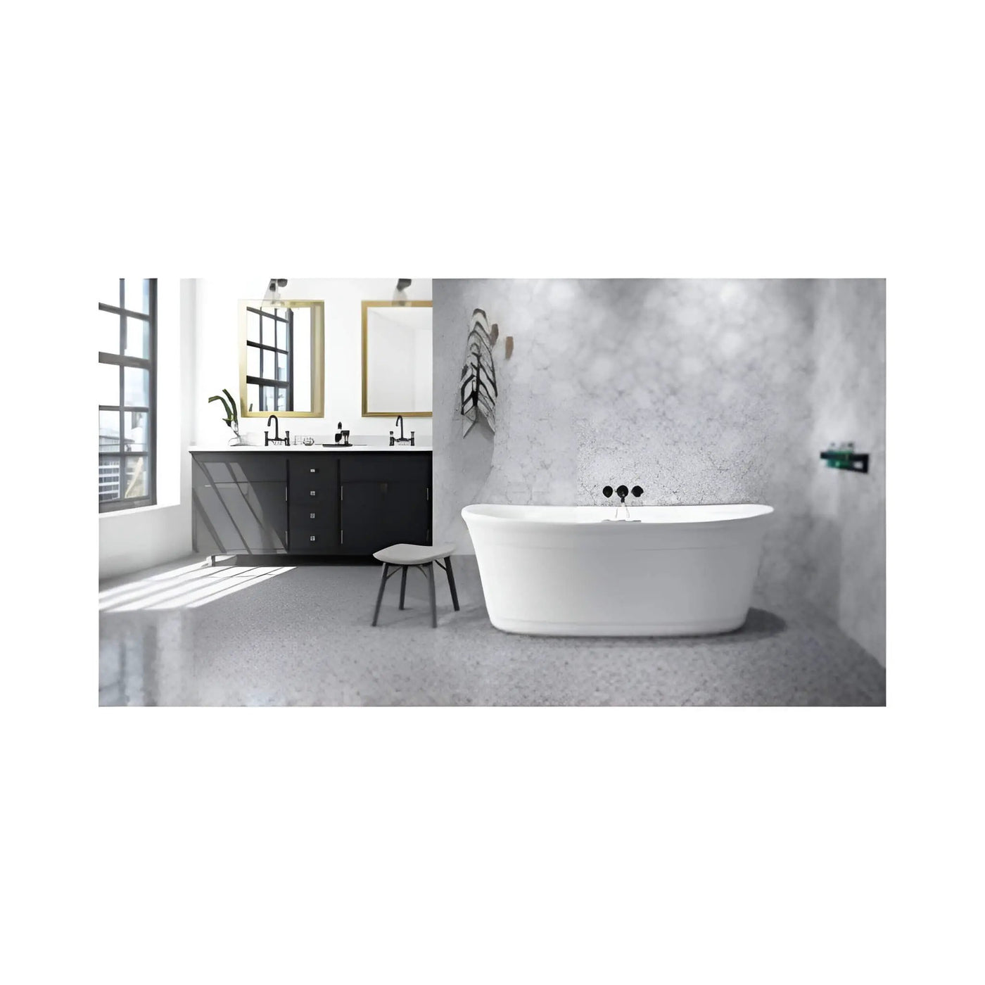 Jacuzzi Arga 67-Inch Classic Swirlpool™ Whirlpool Bathtub [JAGF6735PCL6IPW/M] (SAK85401) by SAKSBY WHOLESALE