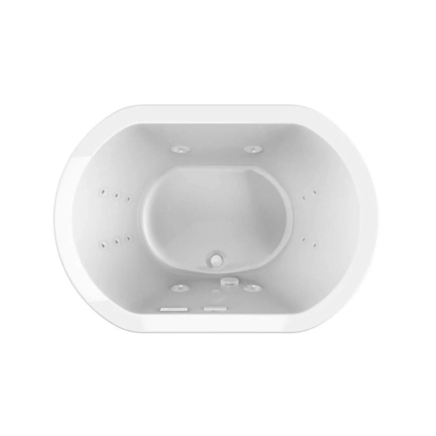 Jacuzzi Duetta 66-Inch Premium Undermount Whirlpool Bathtub [JDUE6636WCR2H] (SAK36096) by SAKSBY WHOLESALE