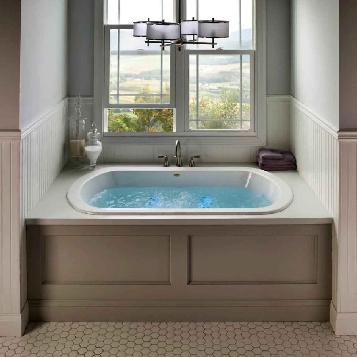 Jacuzzi Duetta" 66-Inch Drop-In Air Tub With Right Pump [JDUE6642ACR4CXW/Y] (SAK65647) by SAKSBY WHOLESALE