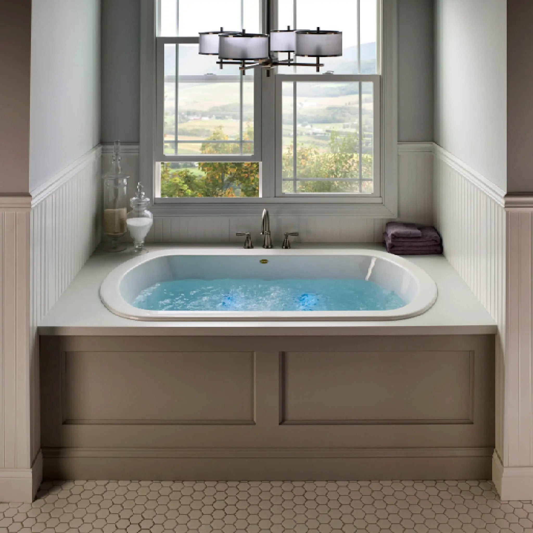 Jacuzzi Duetta 72-Inch Premium Undermount Air Tub With J4 Luxury Control System [JDUE7242ACR4CXW/Y] (SAK65178) by SAKSBY WHOLESALE