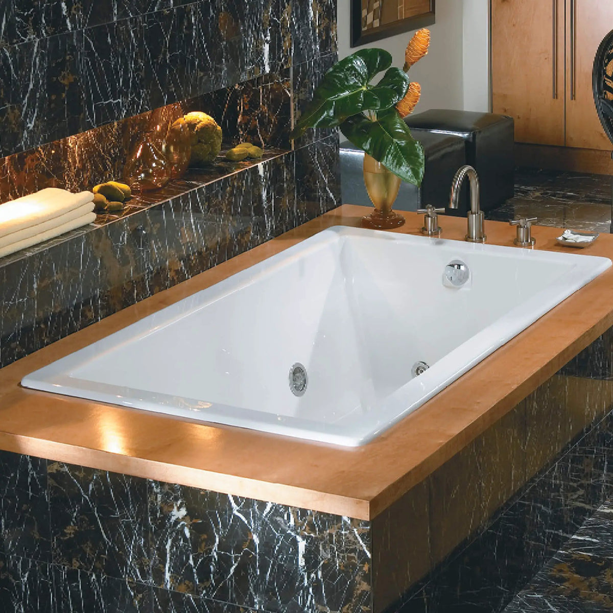 Jacuzzi Elara 72-Inch Drop-In Air Tub With Right Drain [JELA7236ARL4CXW/Y] (SAK38076) by SAKSBY WHOLESALE