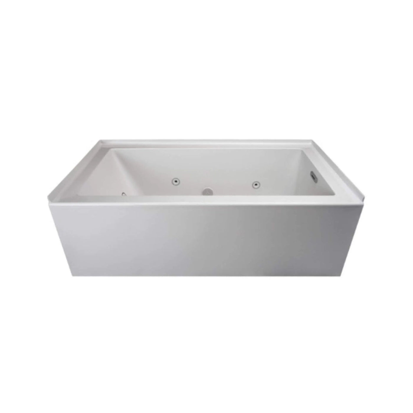 Jacuzzi Linea 60-Inch Acrylic Whirlpool Bathtub With Air And Water Therapy System [JLNS6032WLR2XXWW] (SAK53620) by SAKSBY WHOLESALE