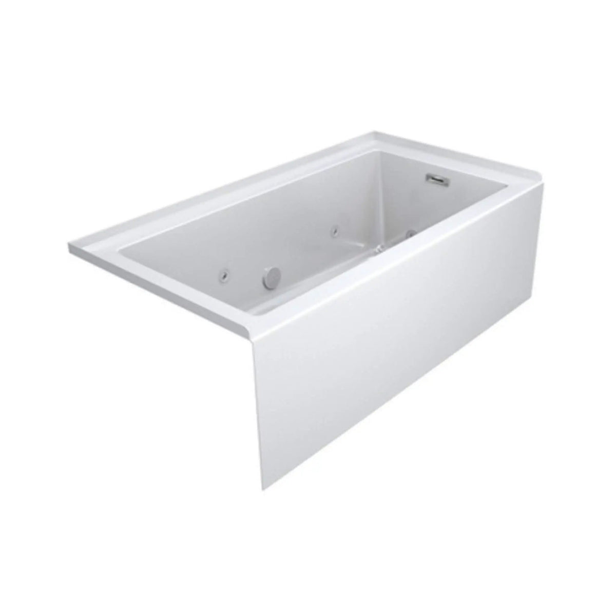 Jacuzzi Linea 60-Inch Rectangle Whirlpool Bathtub [JLNS6030WRL2HXWW/WC] (SAK84031) by SAKSBY WHOLESALE