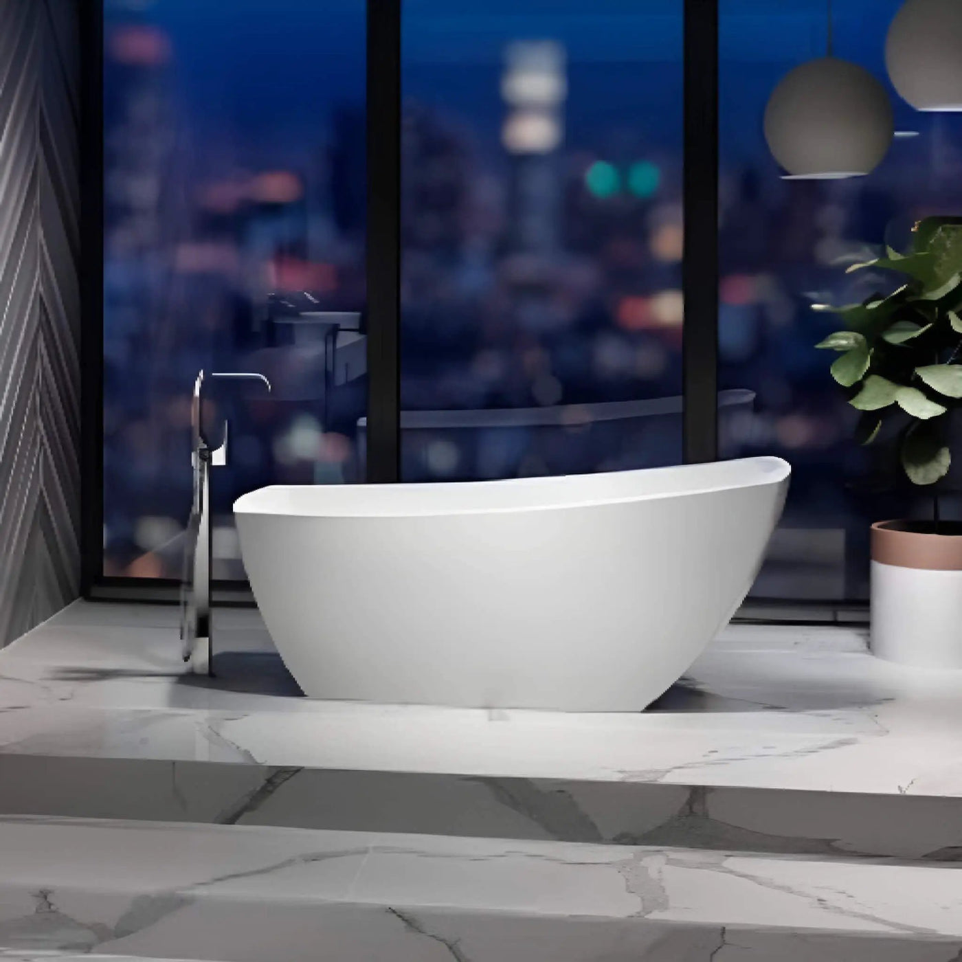 Jacuzzi Stella Unique Size Soaking Tub [JSTF6731BUXXXXW/G] (SAK70841) by SAKSBY WHOLESALE