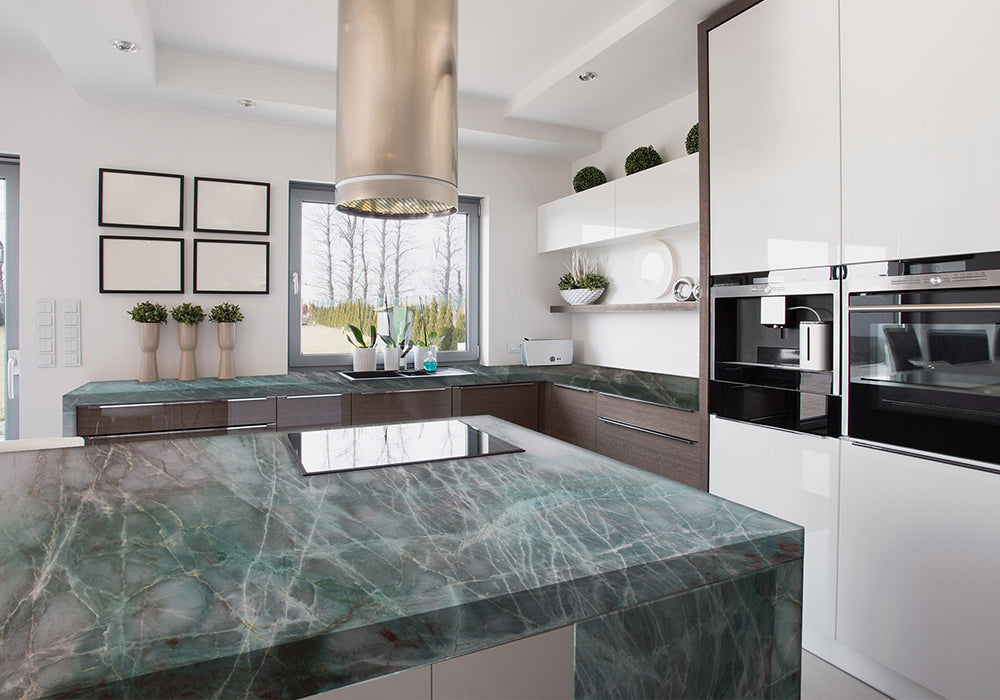 Jadore Polished Quartzite Slab Random room scene