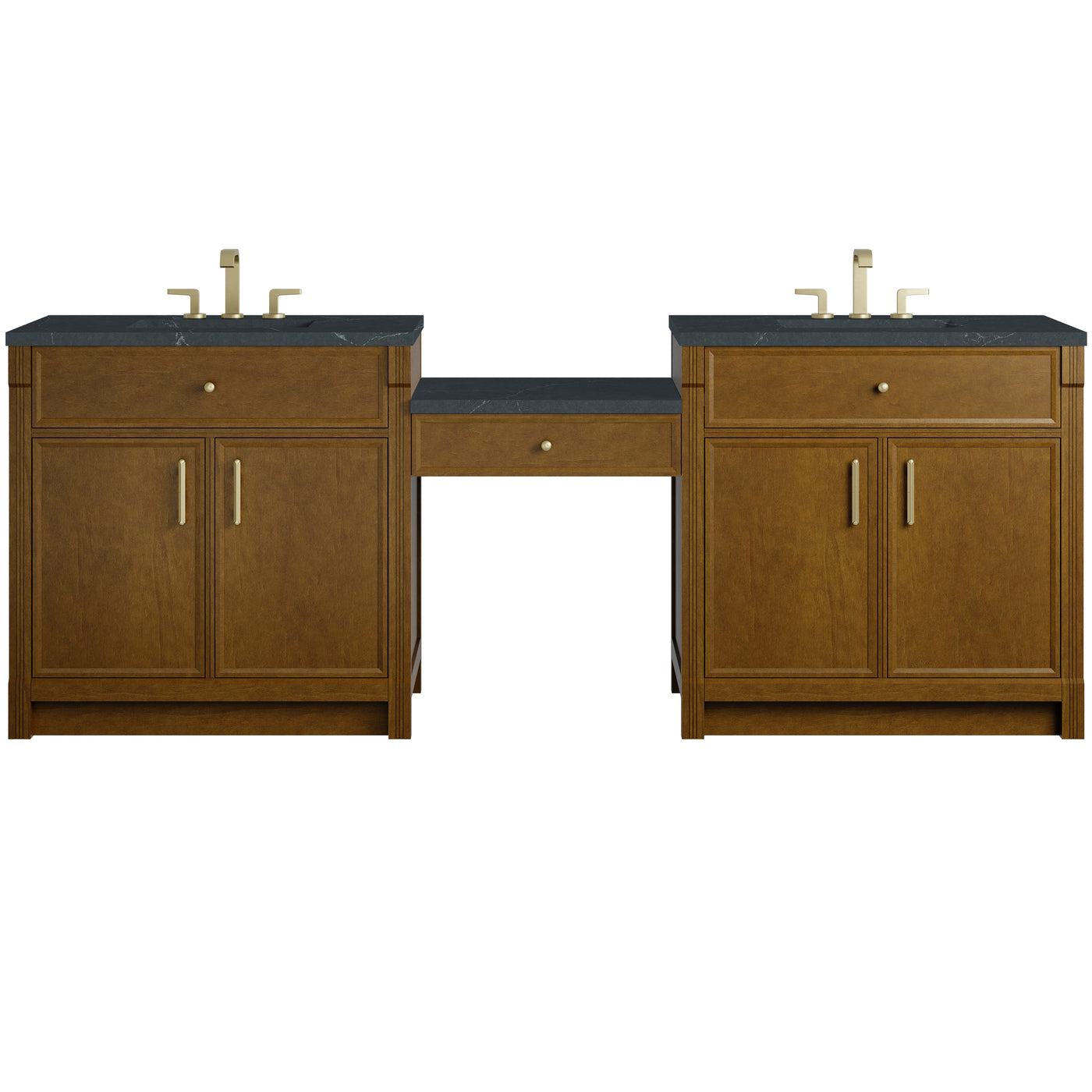 James Martin Bellshire 96" Double Bathroom Vanity, Honey Oak, view 26