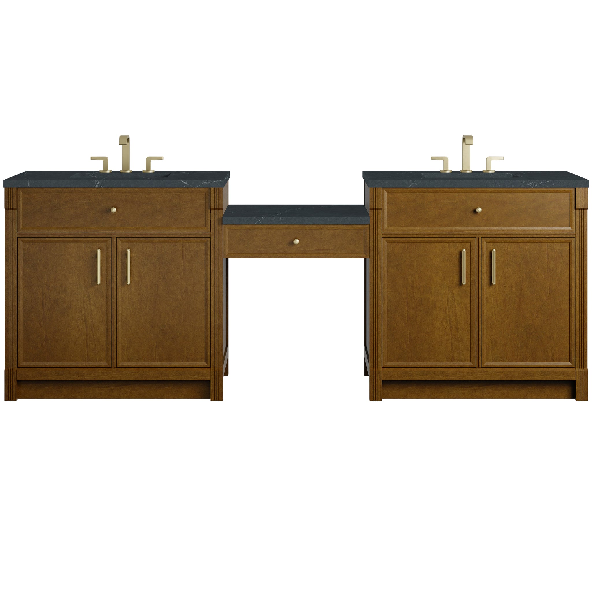 James Martin Bellshire 96" Double Bathroom Vanity, Honey Oak, view 26