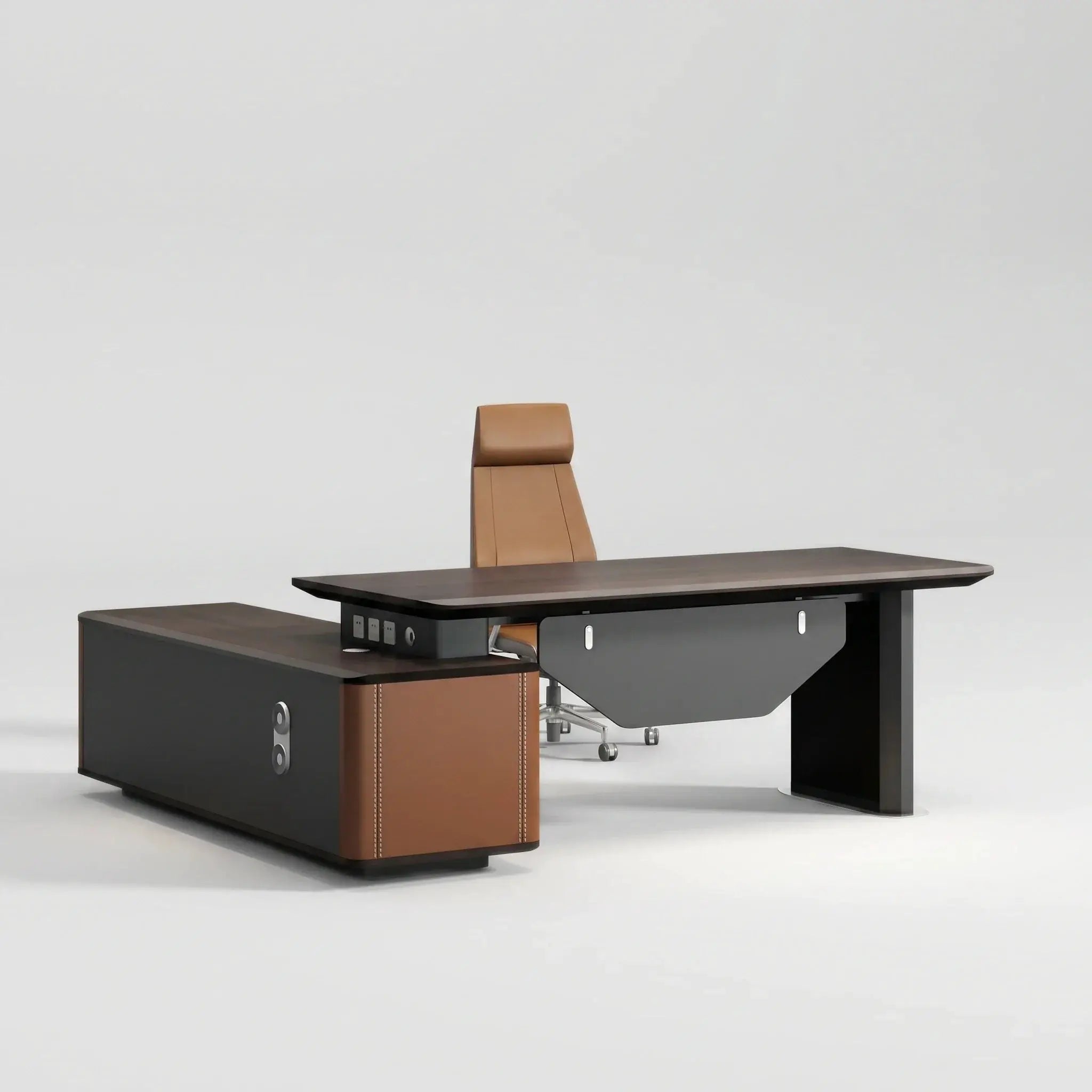 Bentley · Modern L-Shaped Executive Desk by Arc Grove