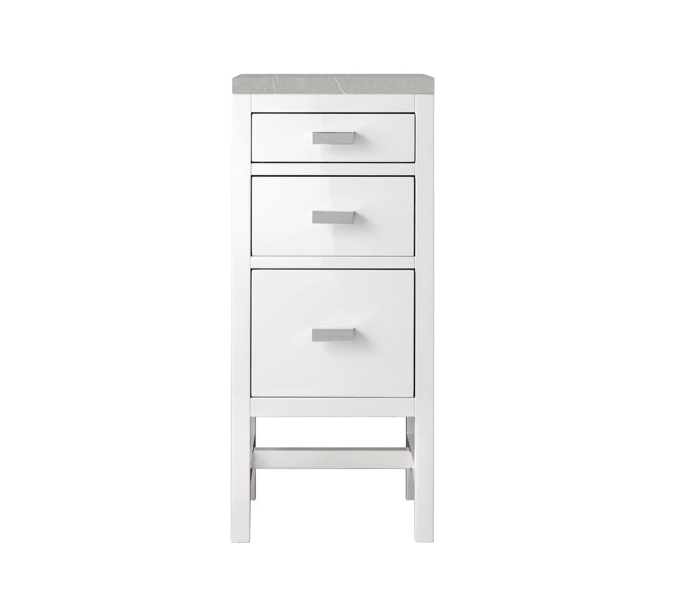 James Martin Addison 15" Base Cabinet, Glossy White by James Martin