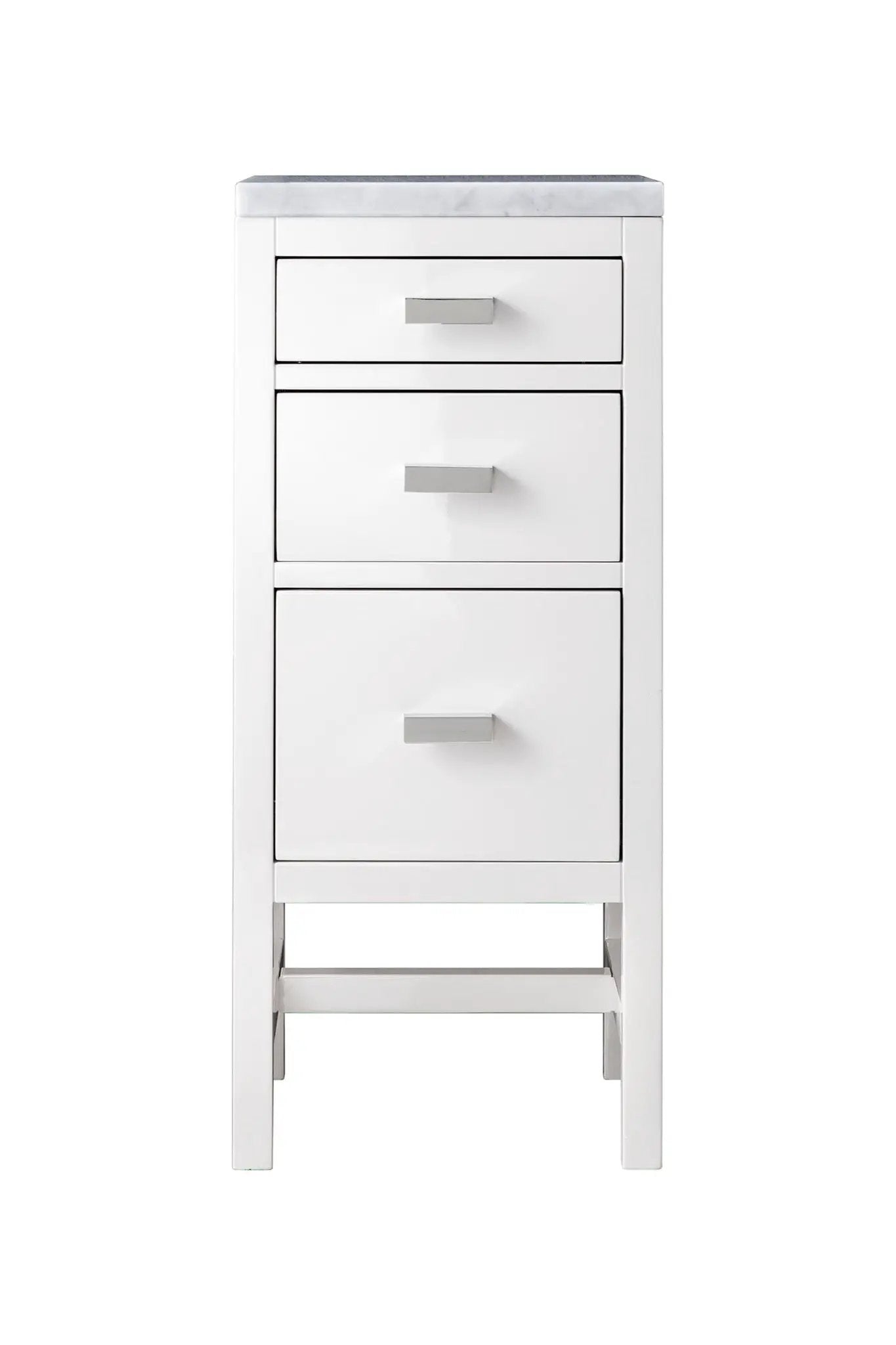 James Martin Addison 15" Base Cabinet, Glossy White by James Martin