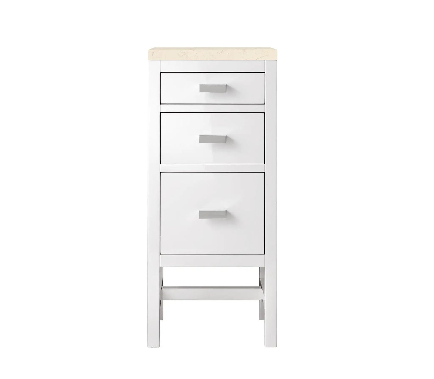 James Martin Addison 15" Base Cabinet, Glossy White by James Martin