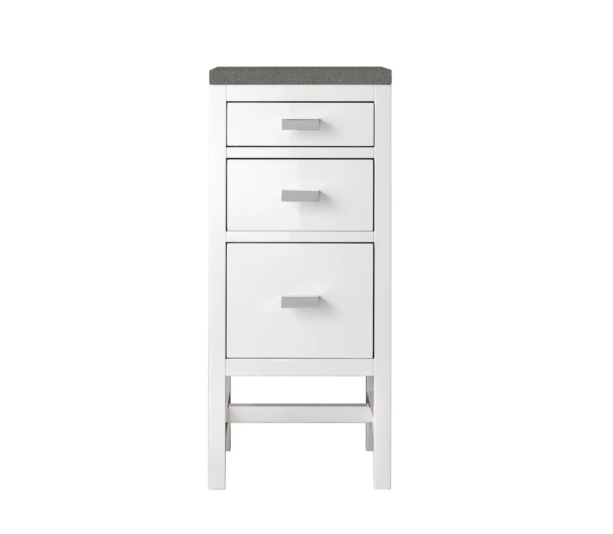 James Martin Addison 15" Base Cabinet, Glossy White by James Martin