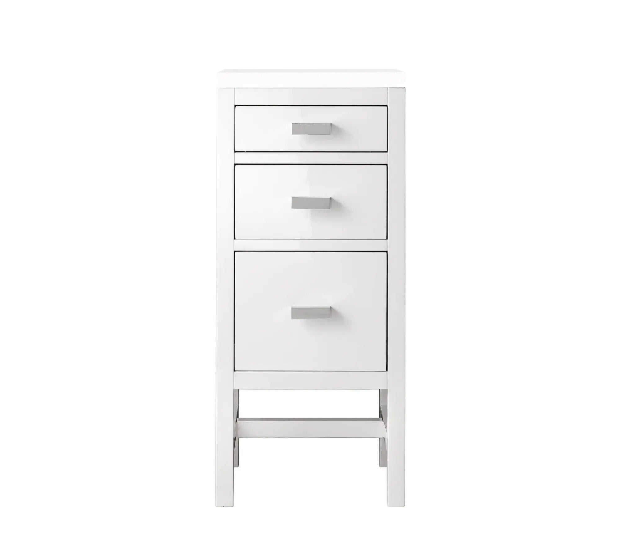 James Martin Addison 15" Base Cabinet, Glossy White by James Martin