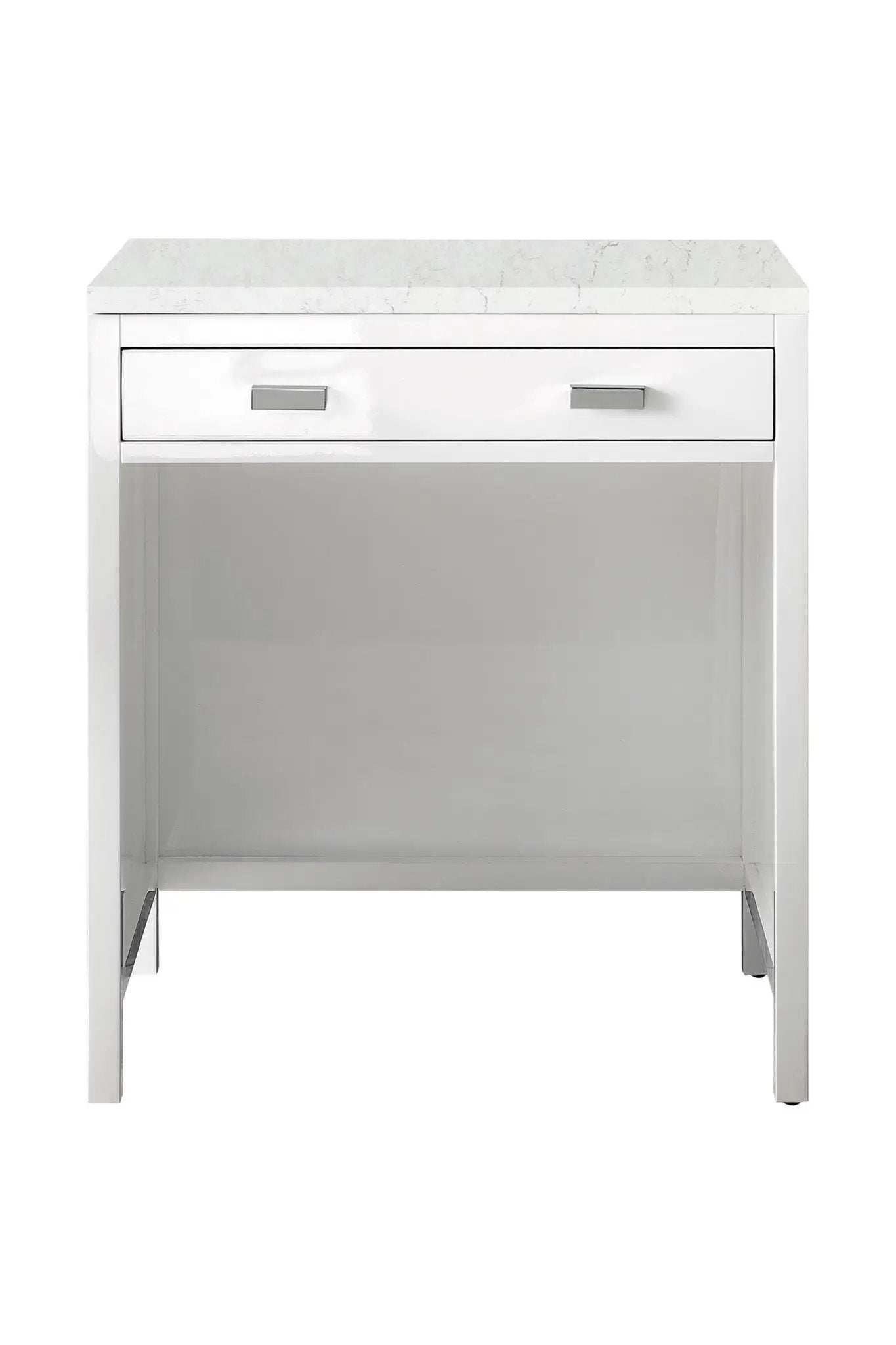James Martin Addison 30" Countertop Unit, Glossy White by James Martin