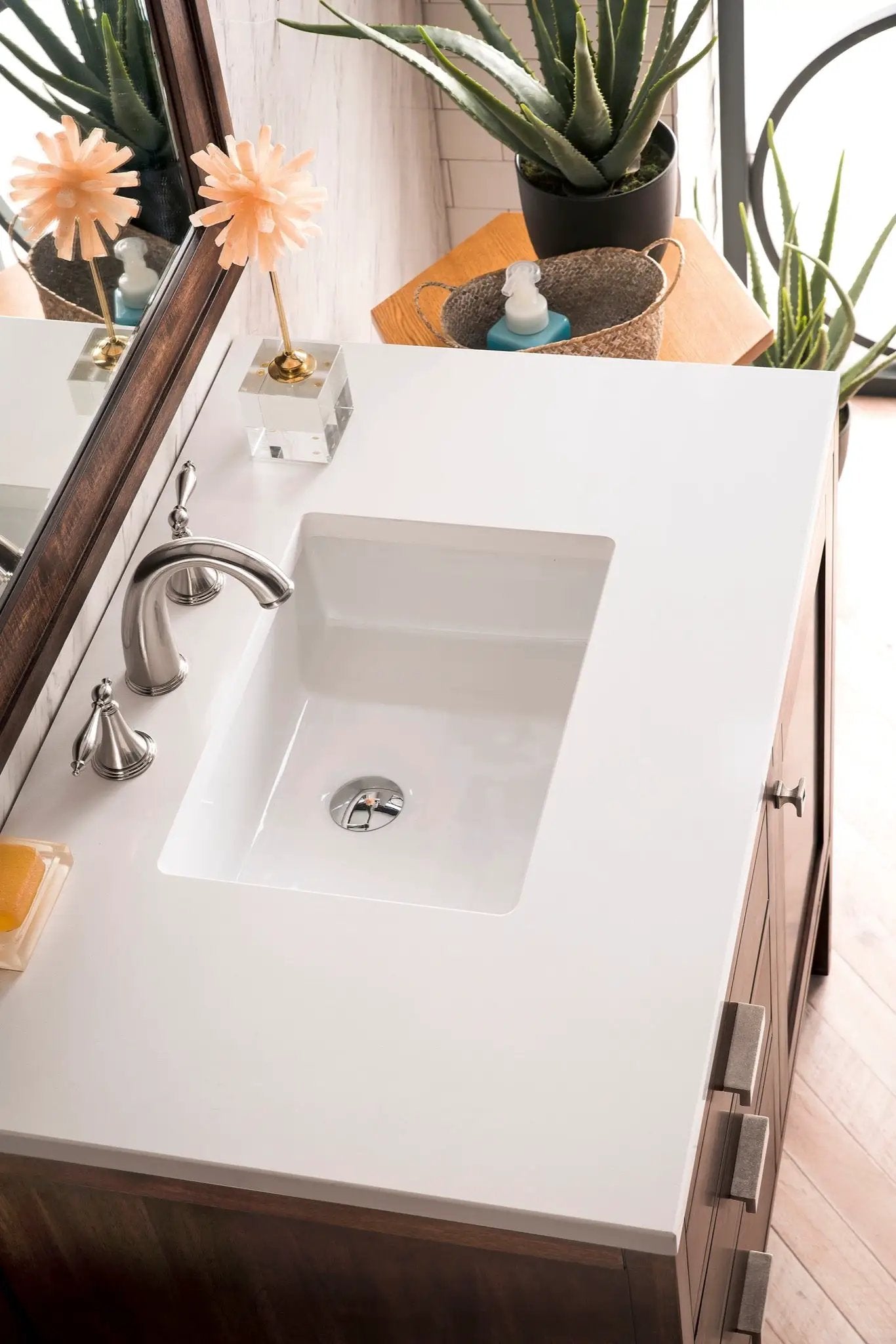 James Martin Addison 36" Single Bathroom Vanity, Mid-Century Acacia by James Martin