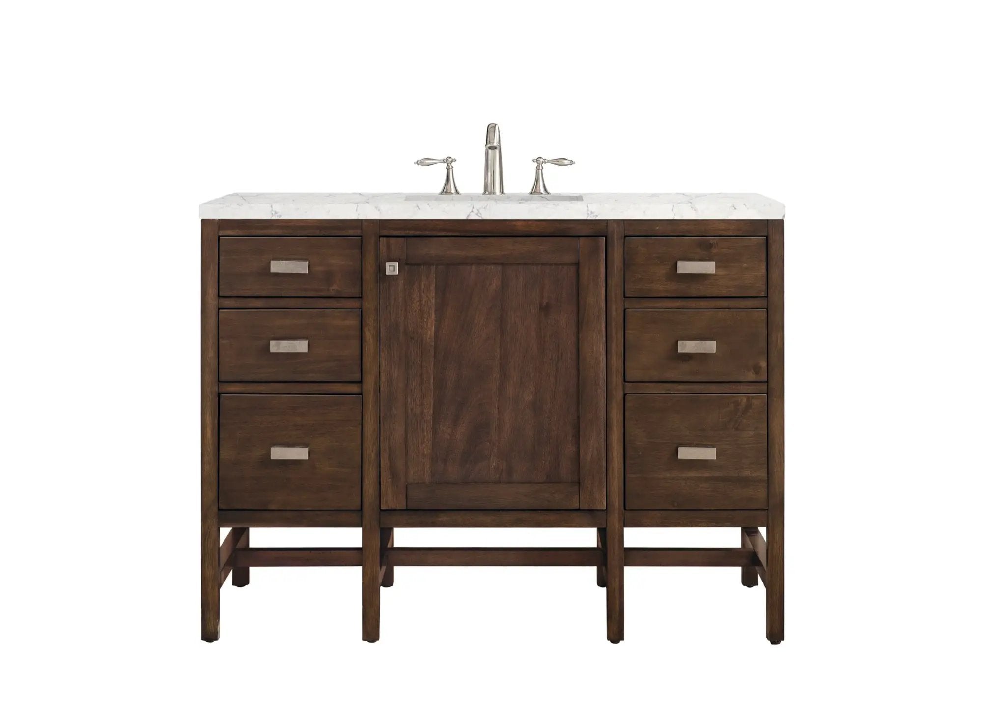 James Martin Addison 48" Single Bathroom Vanity, Mid-Century Acacia by James Martin