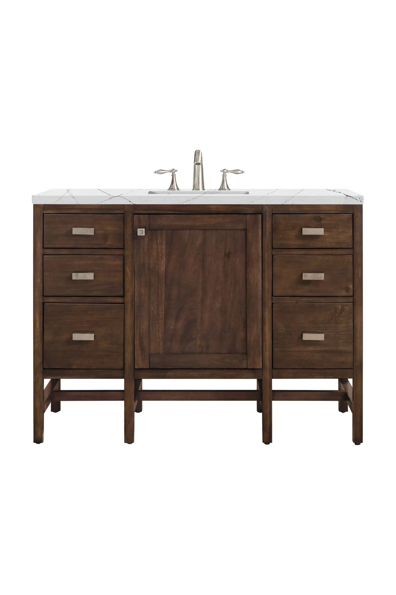 James Martin Addison 48" Single Bathroom Vanity, Mid-Century Acacia by James Martin