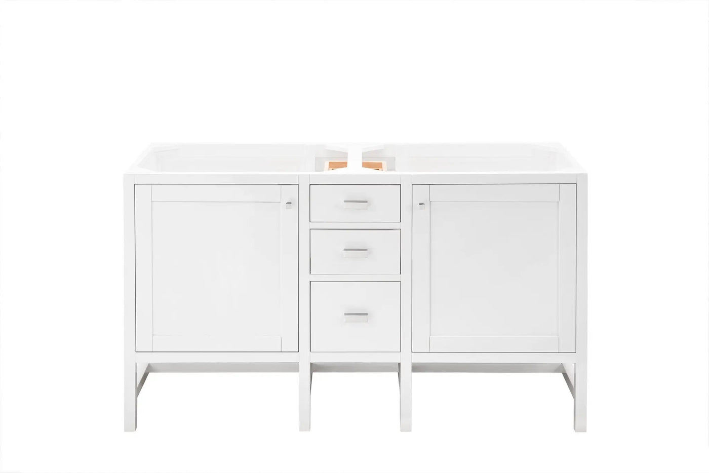 James Martin Addison 60" Double Bathroom Vanity, Glossy White by James Martin