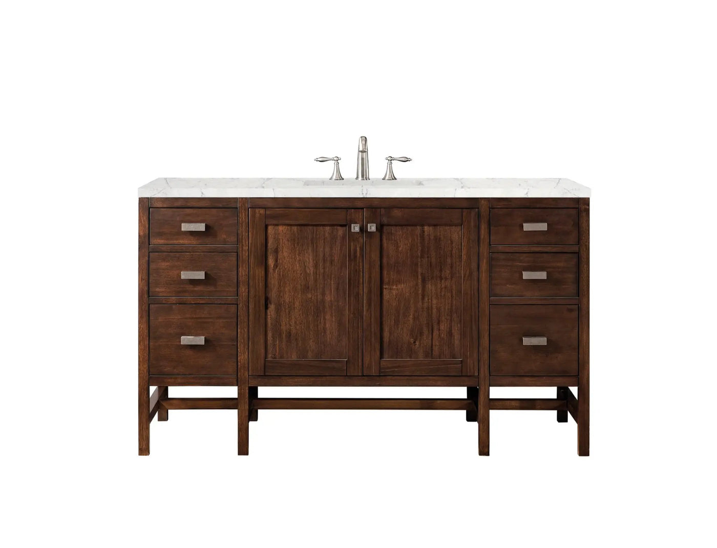 James Martin Addison 60" Single Bathroom Vanity, Mid-Century Acacia by James Martin