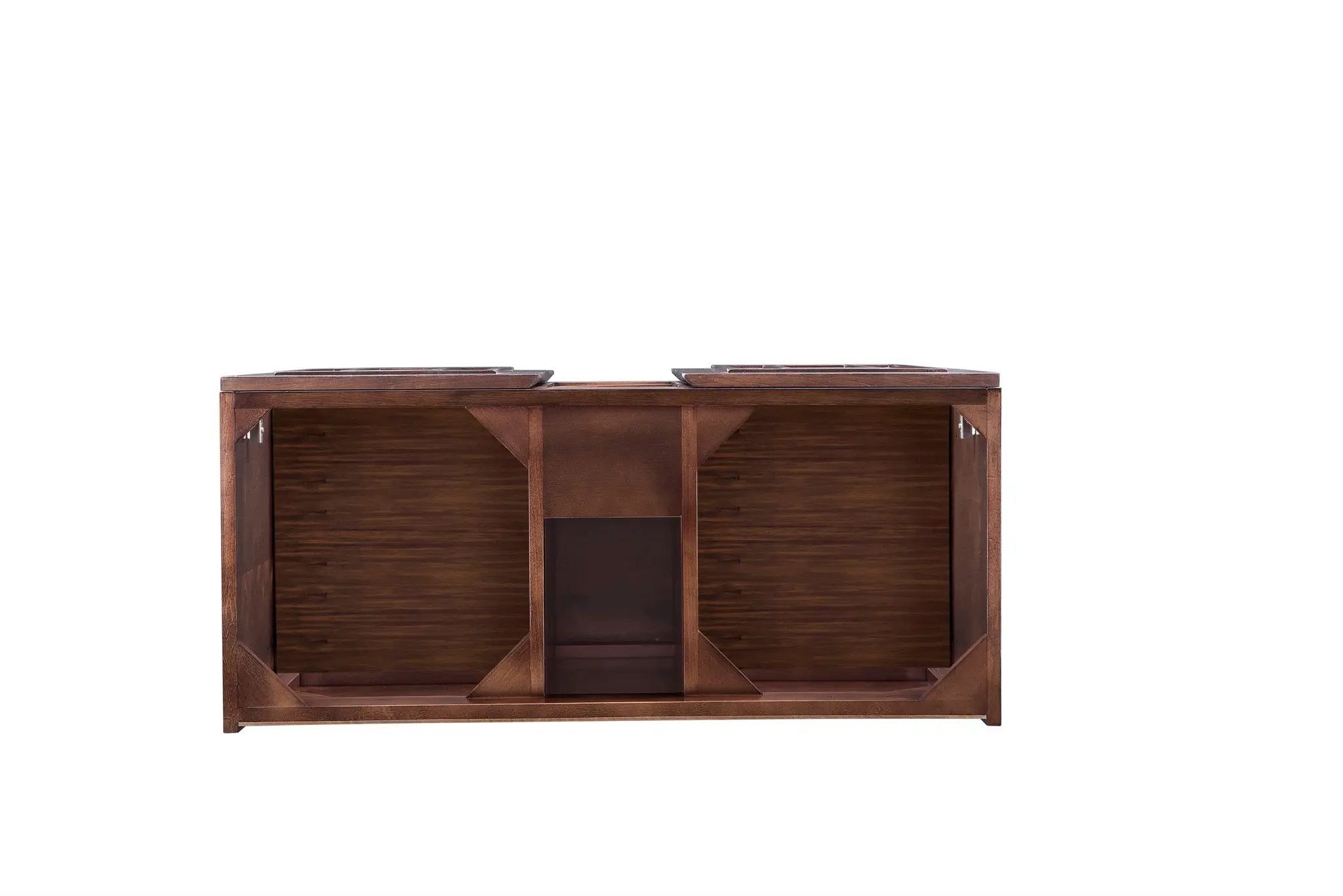 James Martin Alicante' 39.5" Floating Single Vanity Cabinet, Mid-Century Acacia by James Martin