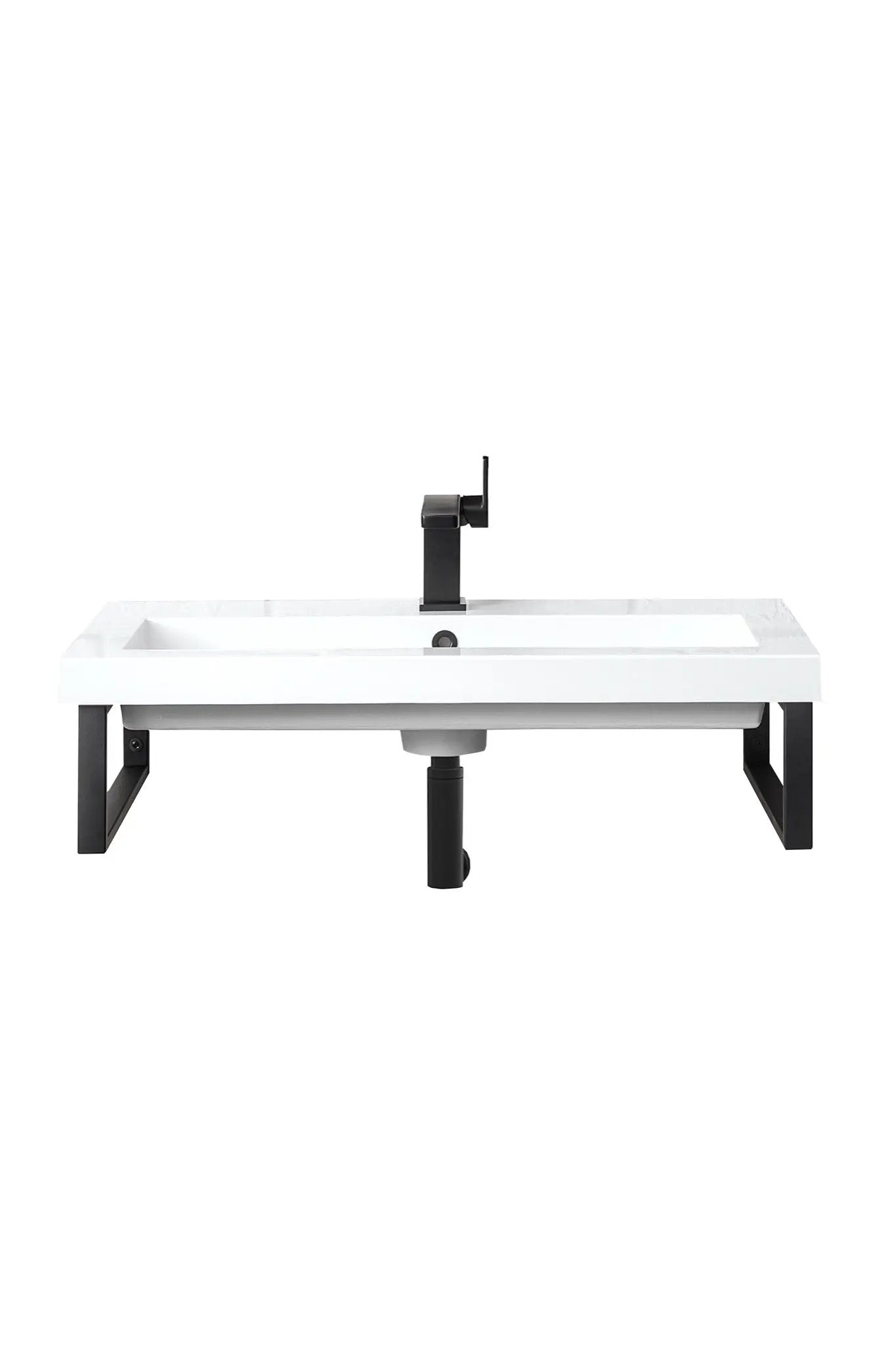 James Martin Boston 15.25" Floating Wall Bracket, Matte Black by James Martin