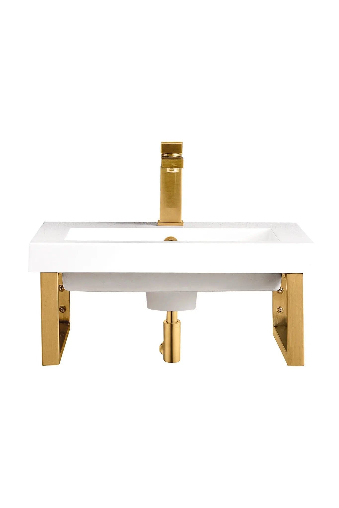 James Martin Boston 15.25" Floating Wall Bracket, Radiant Gold by James Martin