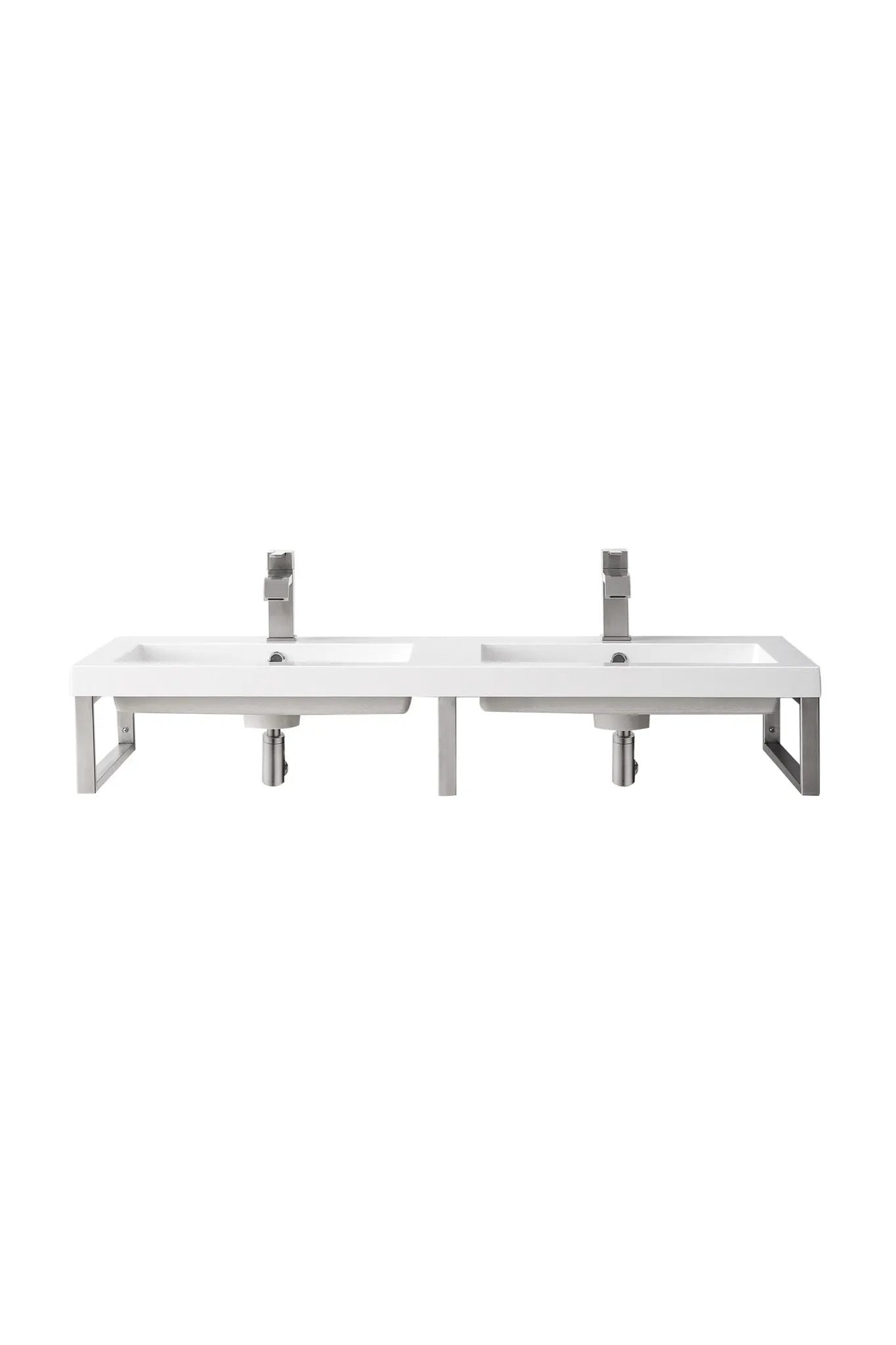 James Martin Boston 18" Floating Wall Bracket, Brushed Nickel by James Martin