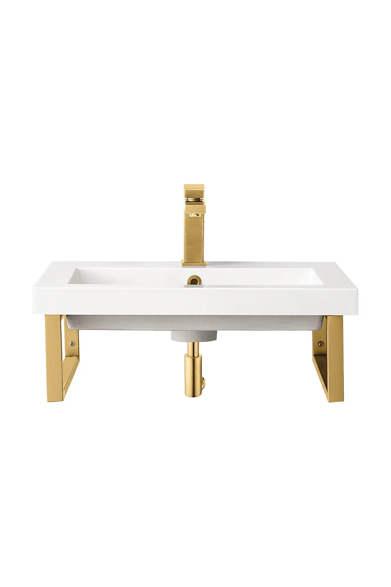 James Martin Boston 18" Floating Wall Bracket, Radiant Gold by James Martin