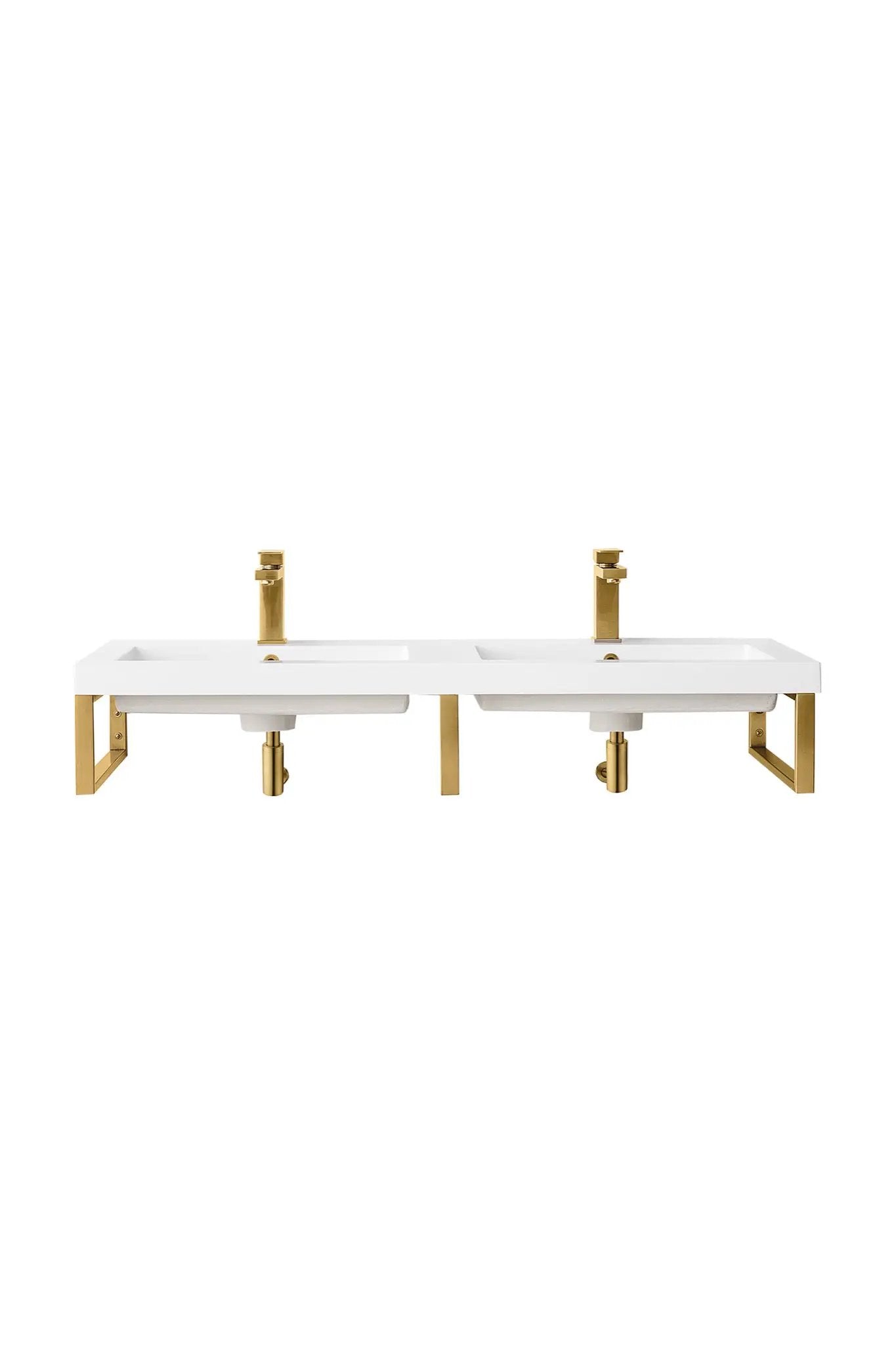 James Martin Boston 18" Floating Wall Bracket, Radiant Gold by James Martin