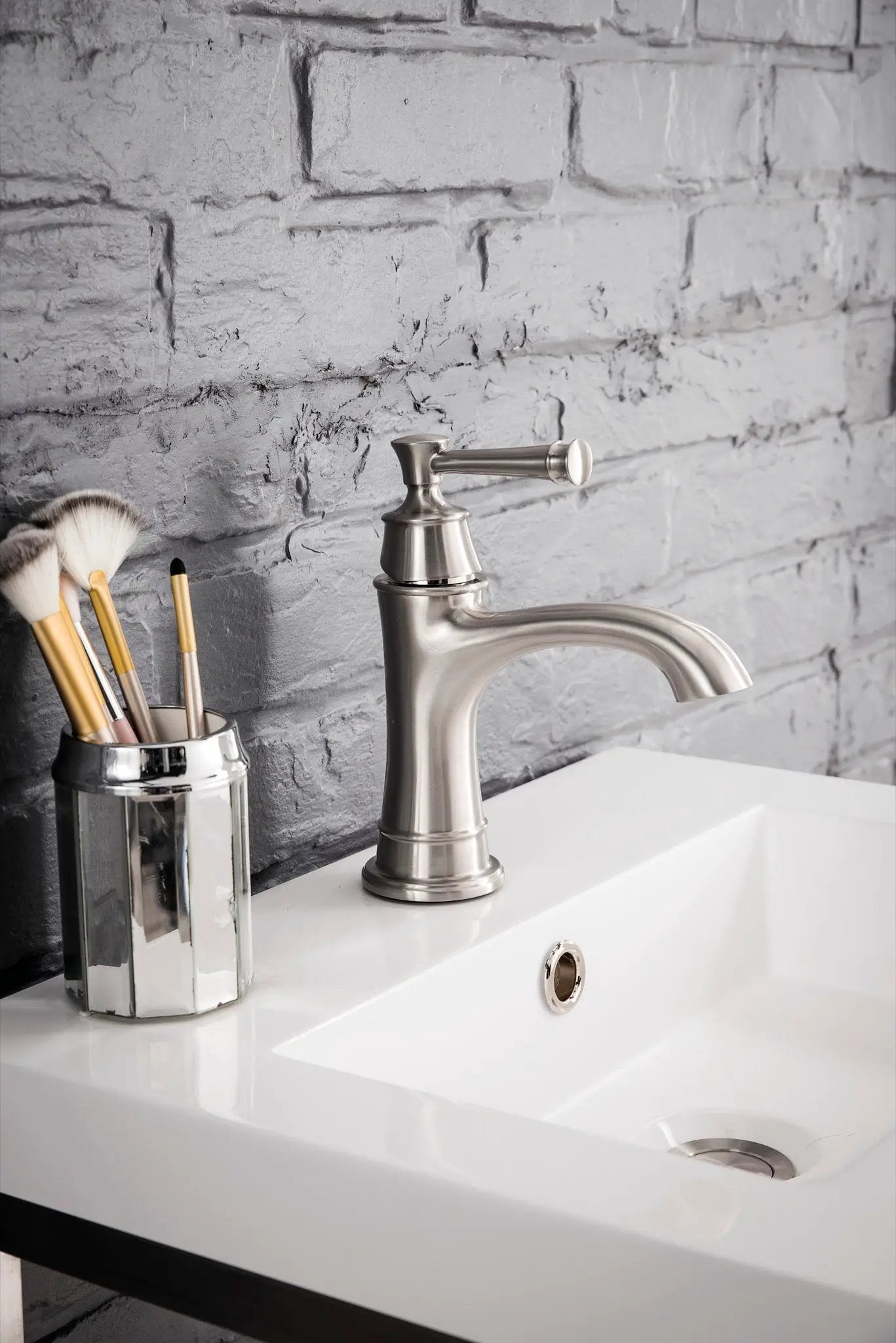 James Martin Boston 20" Single Console Vanity, Brushed Nickel by James Martin