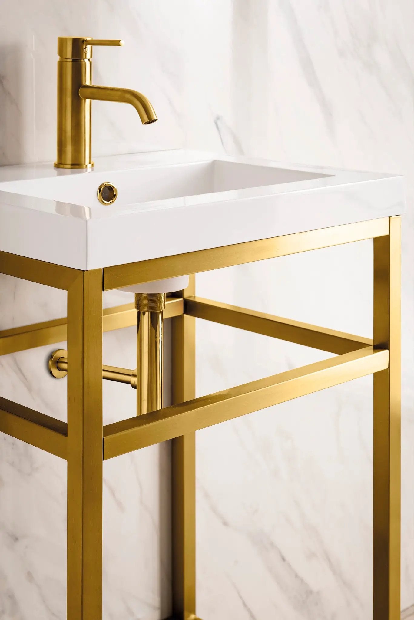 James Martin Boston 20" Single Console Vanity, Radiant Gold by James Martin