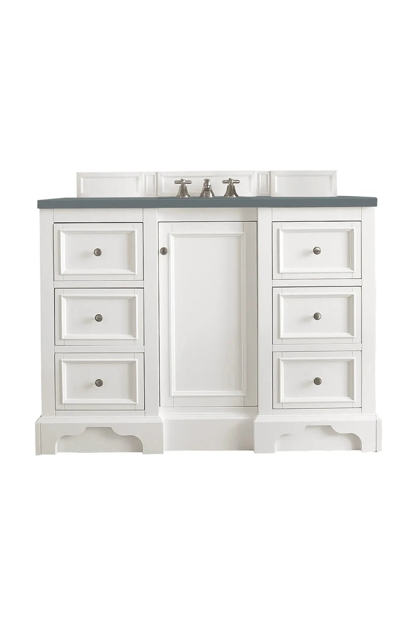 James Martin De Soto 48" Single Bathroom Vanity, Bright White by James Martin