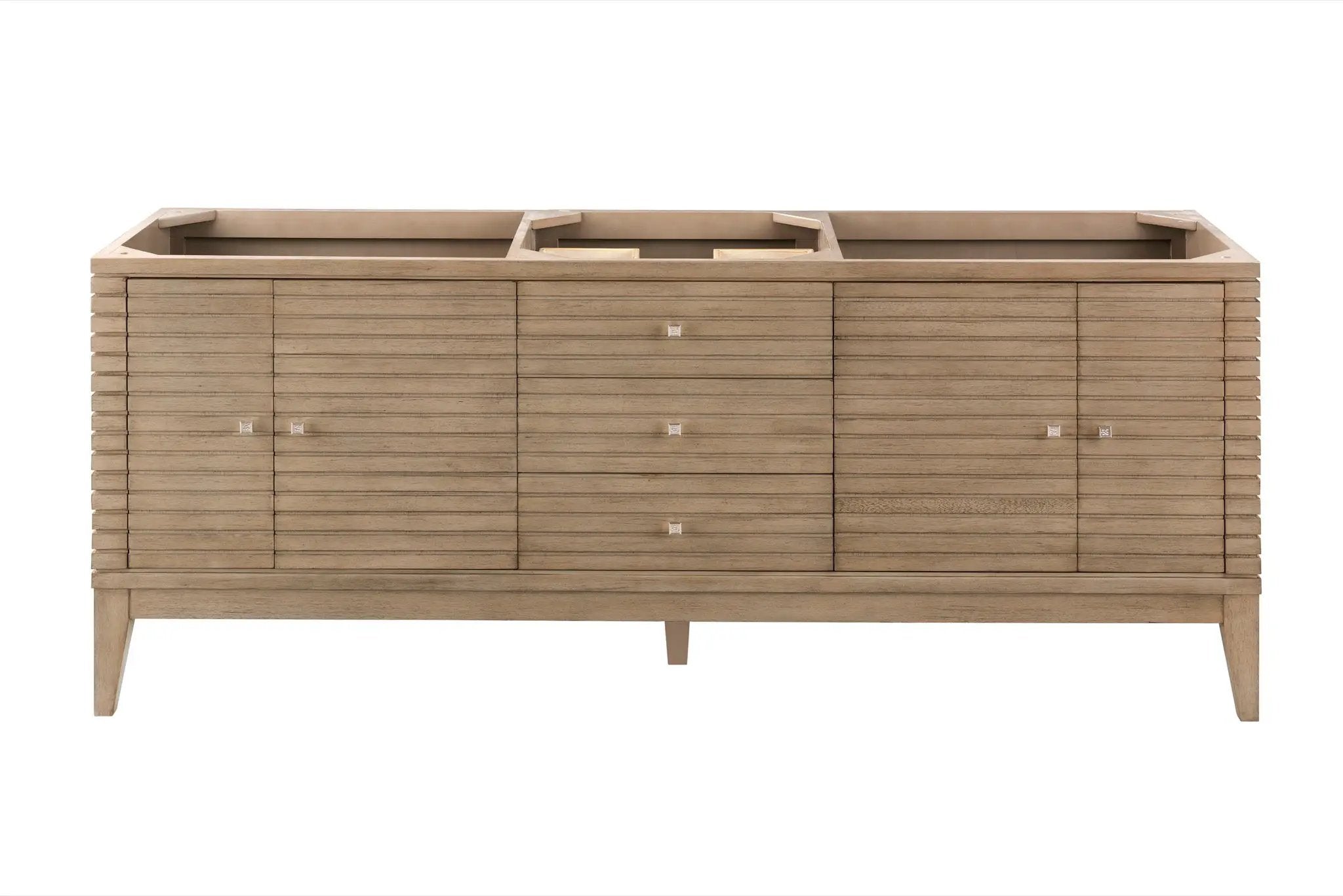 James Martin Linear 72" Single Bathroom Vanity, Whitewashed Walnut by James Martin