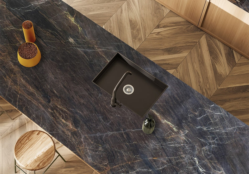 Jatoba Brown Textured Quartzite Slab Random room scene