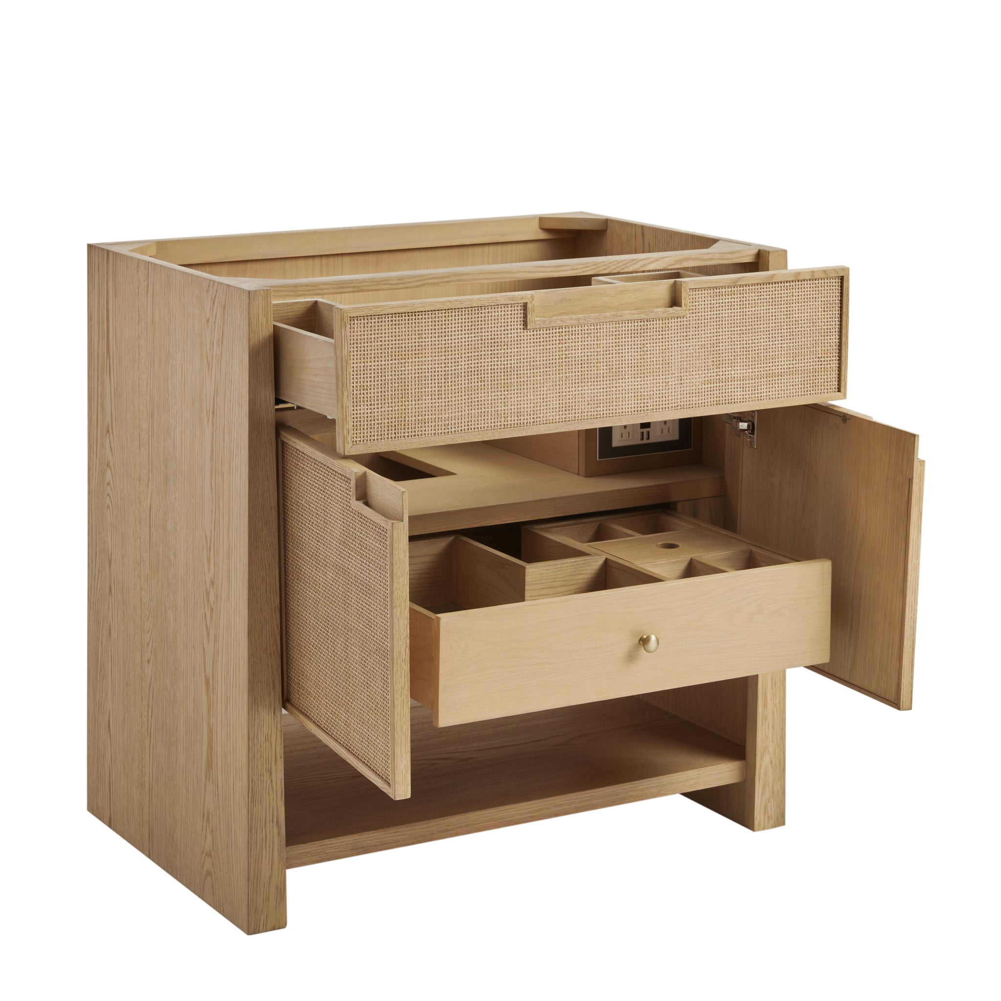 James Martin Solene 36" Single Bathroom Vanity, Seaside Oak, view 13