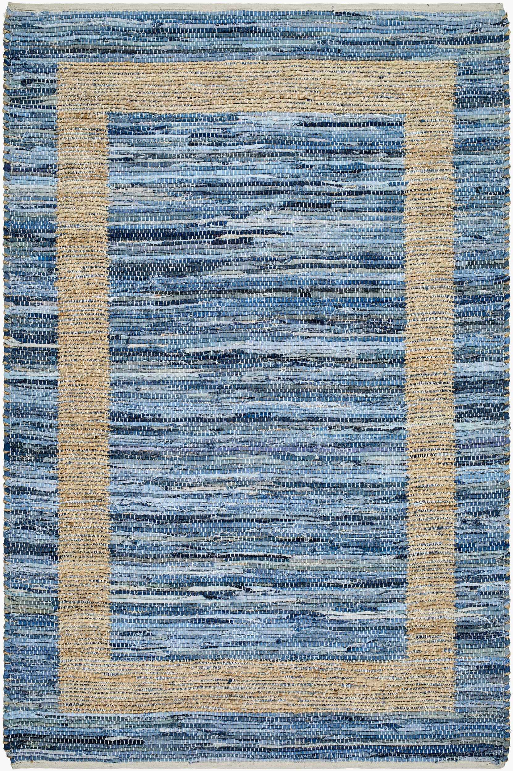 Ghita Recycled Blue Jean Rug - Clearance by Boutique Rugs