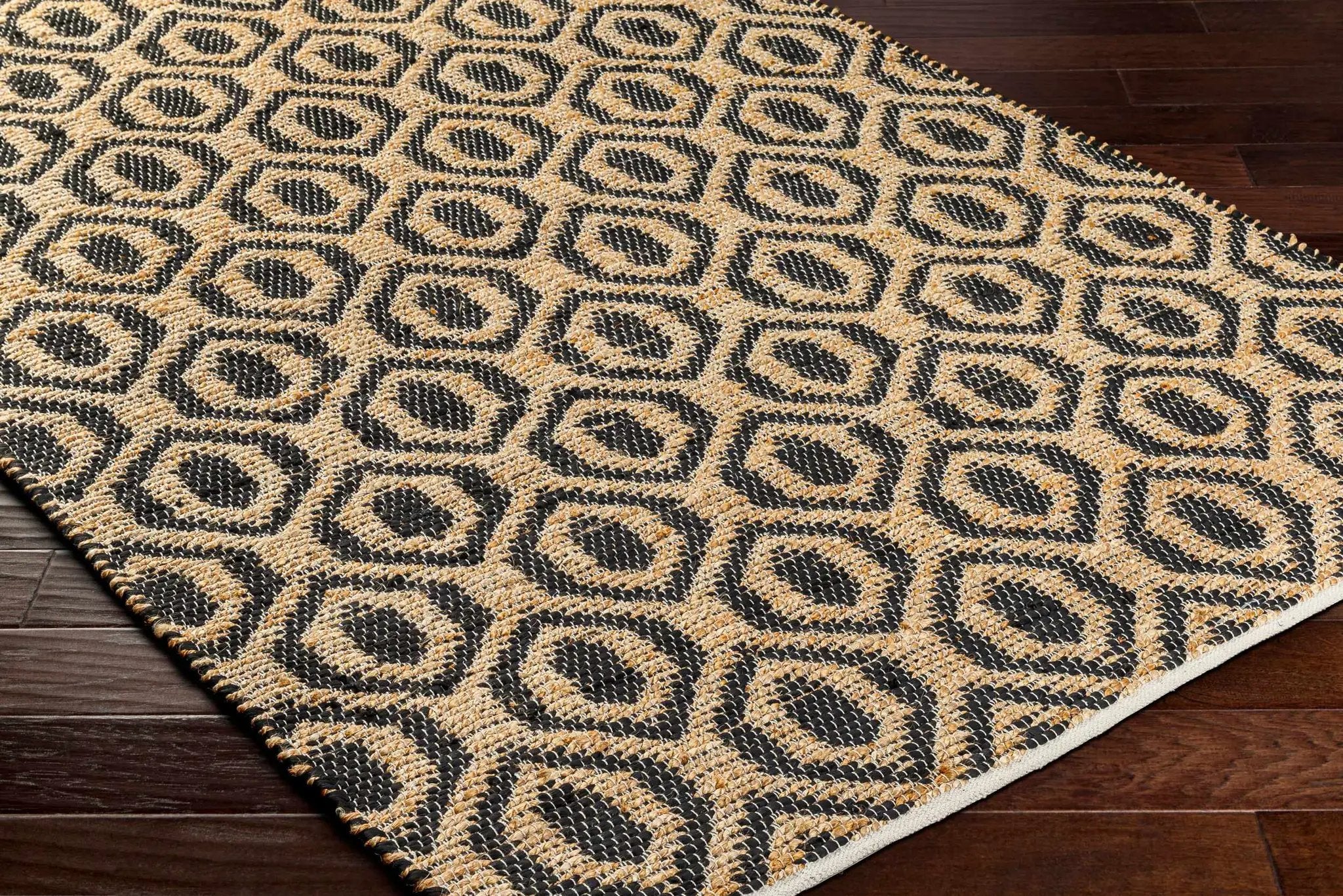 Isaye Charcoal Area Rug - Clearance by Boutique Rugs