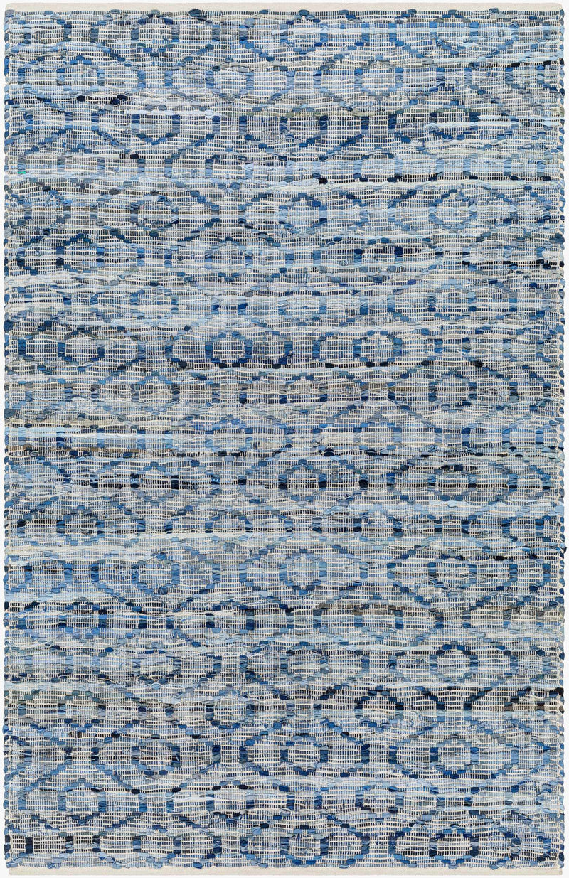 Gurit Blue & Brown Area Rug - Clearance by Boutique Rugs