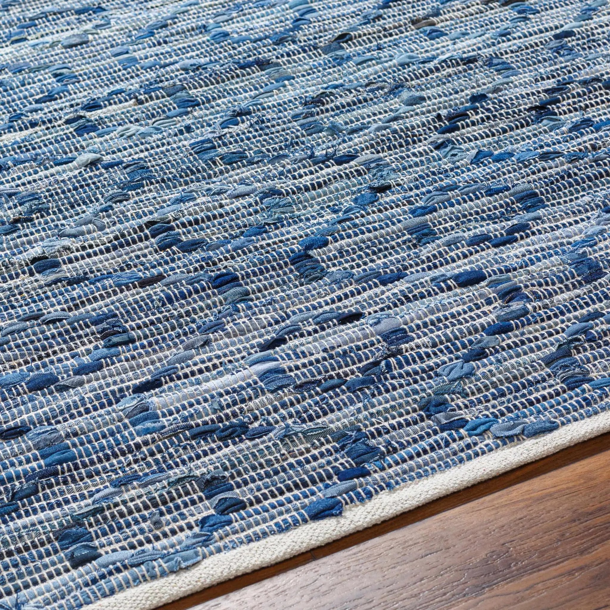 Gurit Blue & Brown Area Rug - Clearance by Boutique Rugs