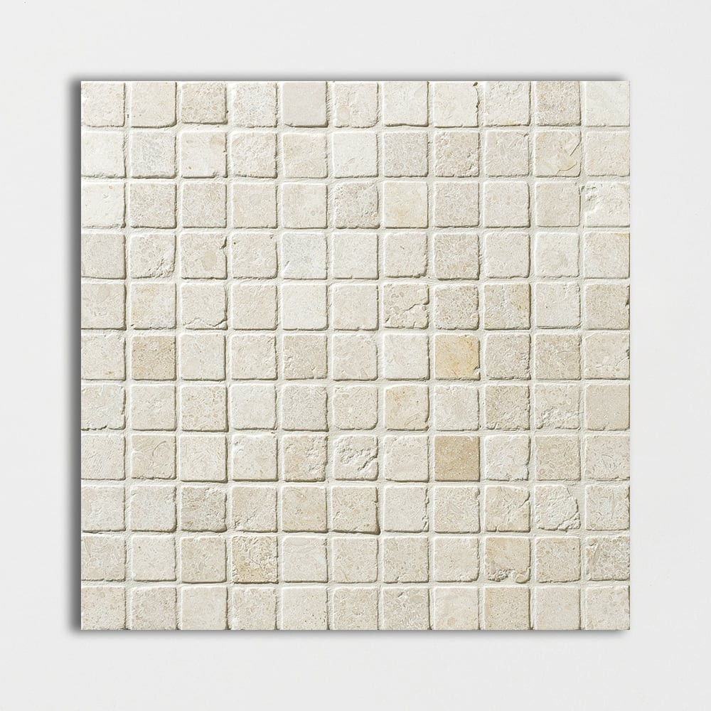 Jerusalem Tumbled 1x1 Limestone Mosaics 12x12 Limestone Tumbled 12x12 Mosaics