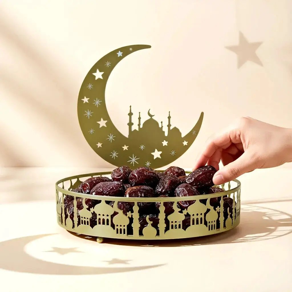 Jewelry Organizer - Metal Star Moon Theme Tray by House Of Avana