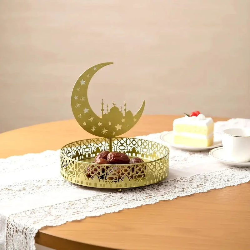 Jewelry Organizer - Metal Star Moon Theme Tray by House Of Avana