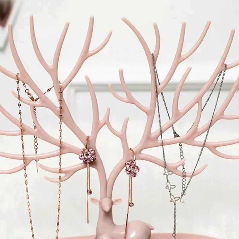 Jewelry Stand - Tree-Inspired Pink Multiple Hooks by House Of Avana