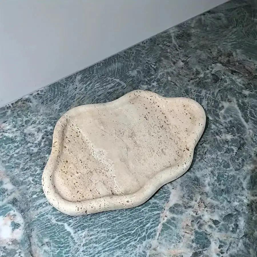 Jewelry Tray - 2-Layer Marble Cloud by House Of Avana