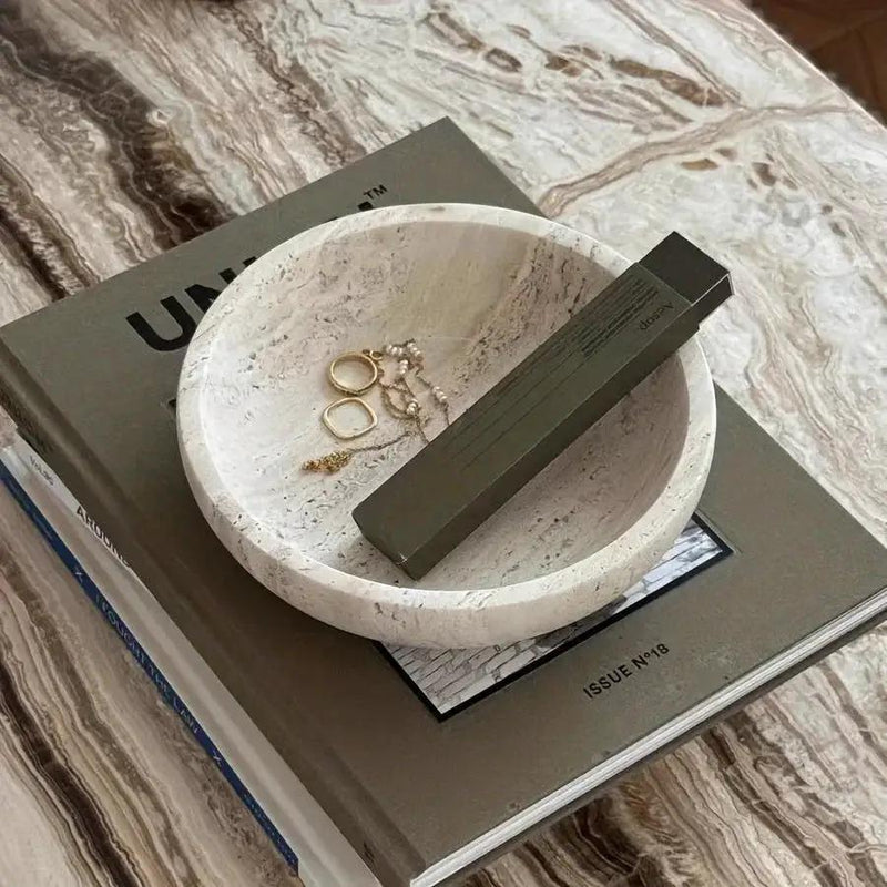 Jewelry Tray - Decorative Stone Table by House Of Avana