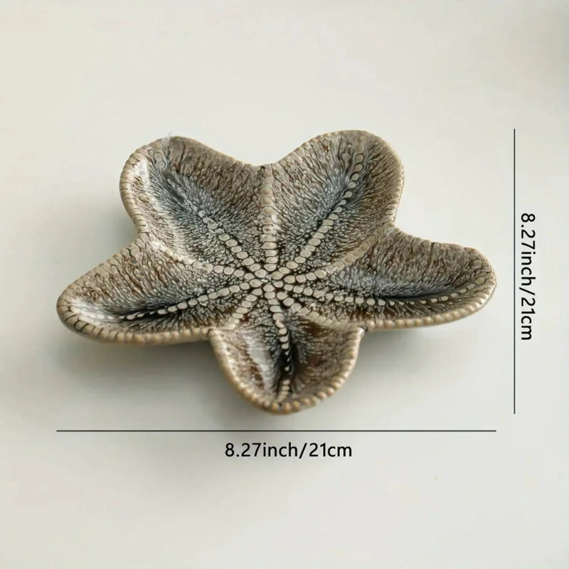 Jewelry Tray - Dual-Color Ceramic Starfish by House Of Avana