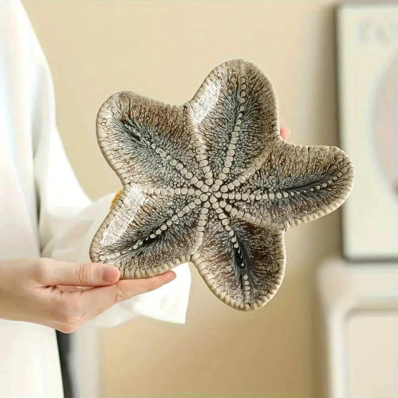 Jewelry Tray - Dual-Color Ceramic Starfish by House Of Avana